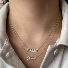 Load image into Gallery viewer, Diamond Name Necklace