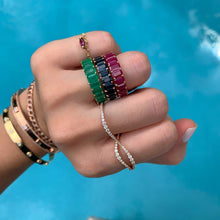 Load image into Gallery viewer, Double Wave Two Finger Ring