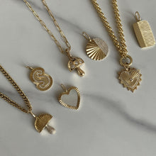 Load image into Gallery viewer, Fluted and Diamond Mushroom Charm