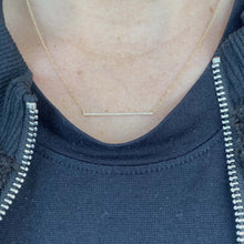 Load image into Gallery viewer, Diamond Bar Necklace