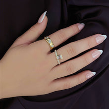 Load image into Gallery viewer, Dome Pave Solitaire Lab Diamond Ring