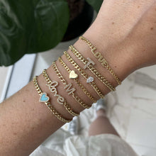 Load image into Gallery viewer, Gold Name Cuban Bracelet