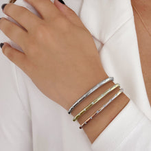 Load image into Gallery viewer, Inlay Diamond Bangle