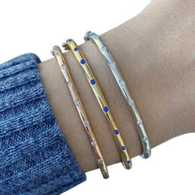 Load image into Gallery viewer, Inlay Gemstones Bangle