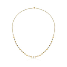 Load image into Gallery viewer, Gold and Diamonds Balls Necklace