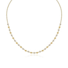 Load image into Gallery viewer, Gold and Diamonds Balls Necklace