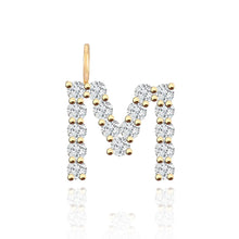 Load image into Gallery viewer, Jumbo Diamond Initial Charm