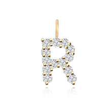 Load image into Gallery viewer, Jumbo Diamond Initial Charm