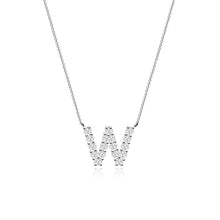 Load image into Gallery viewer, Large Diamond Initial Necklace
