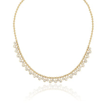 Load image into Gallery viewer, Dangling Bezel Diamond Ball Chain