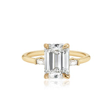 Load image into Gallery viewer, Large Baguette Diamond Shape Engagement Ring