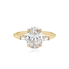 Load image into Gallery viewer, Large Baguette Diamond Shape Engagement Ring