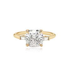 Load image into Gallery viewer, Large Baguette Diamond Shape Engagement Ring