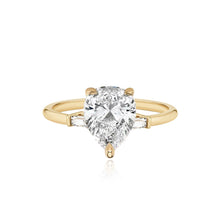 Load image into Gallery viewer, Large Baguette Diamond Shape Engagement Ring