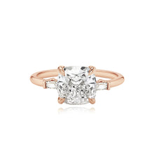 Load image into Gallery viewer, Large Baguette Diamond Shape Engagement Ring