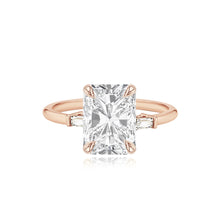 Load image into Gallery viewer, Large Baguette Diamond Shape Engagement Ring