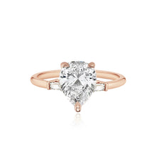 Load image into Gallery viewer, Large Baguette Diamond Shape Engagement Ring