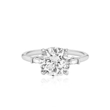 Load image into Gallery viewer, Large Baguette Diamond Shape Engagement Ring