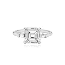 Load image into Gallery viewer, Large Baguette Diamond Shape Engagement Ring