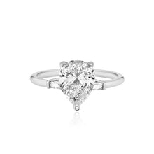 Load image into Gallery viewer, Large Baguette Diamond Shape Engagement Ring