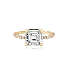 Load image into Gallery viewer, Diamond Pave Band Engagement Ring