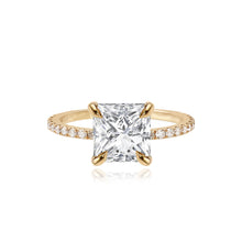 Load image into Gallery viewer, Diamond Pave Band Engagement Ring