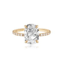Load image into Gallery viewer, Diamond Pave Band Engagement Ring