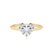 Load image into Gallery viewer, Diamond Gold Band Engagement Ring