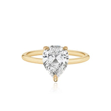 Load image into Gallery viewer, Gold Band Engagement Ring