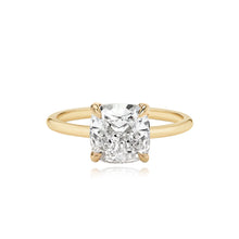 Load image into Gallery viewer, Diamond Gold Band Engagement Ring