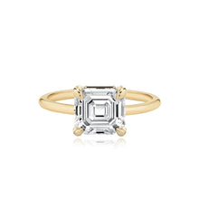 Load image into Gallery viewer, Diamond Gold Band Engagement Ring