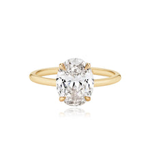Load image into Gallery viewer, Gold Band Engagement Ring