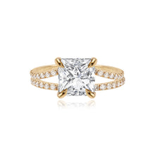 Load image into Gallery viewer, Diamond Pave Split Shank Engagement Ring