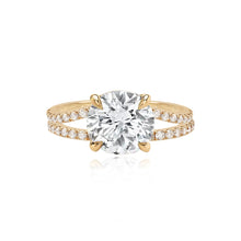 Load image into Gallery viewer, Diamond Pave Split Shank Engagement Ring