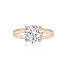 Load image into Gallery viewer, Diamond Gold Split Shank Engagement Ring