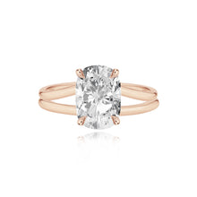 Load image into Gallery viewer, Diamond Gold Split Shank Engagement Ring