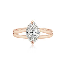 Load image into Gallery viewer, Diamond Gold Split Shank Engagement Ring