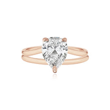 Load image into Gallery viewer, Diamond Gold Split Shank Engagement Ring