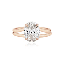 Load image into Gallery viewer, Diamond Gold Split Shank Engagement Ring