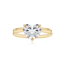 Load image into Gallery viewer, Diamond Gold Split Shank Engagement Ring