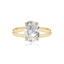 Load image into Gallery viewer, Diamond Gold Split Shank Engagement Ring