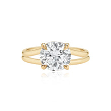 Load image into Gallery viewer, Diamond Gold Split Shank Engagement Ring