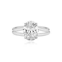 Load image into Gallery viewer, Diamond Gold Split Shank Engagement Ring