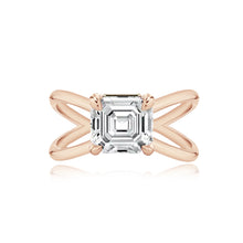 Load image into Gallery viewer, Diamond Reverse Gold Split Shank Engagement Ring