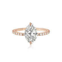 Load image into Gallery viewer, Diamond Pave Band Lab Engagement Ring
