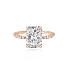 Load image into Gallery viewer, Diamond Pave Band Engagement Ring