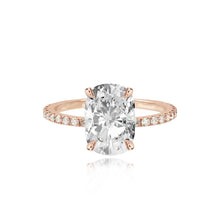 Load image into Gallery viewer, Diamond Pave Band Engagement Ring