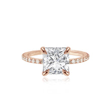 Load image into Gallery viewer, Diamond Pave Band Lab Engagement Ring