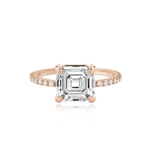 Load image into Gallery viewer, Diamond Pave Band Lab Engagement Ring