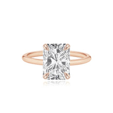 Load image into Gallery viewer, Diamond Gold Band Engagement Ring